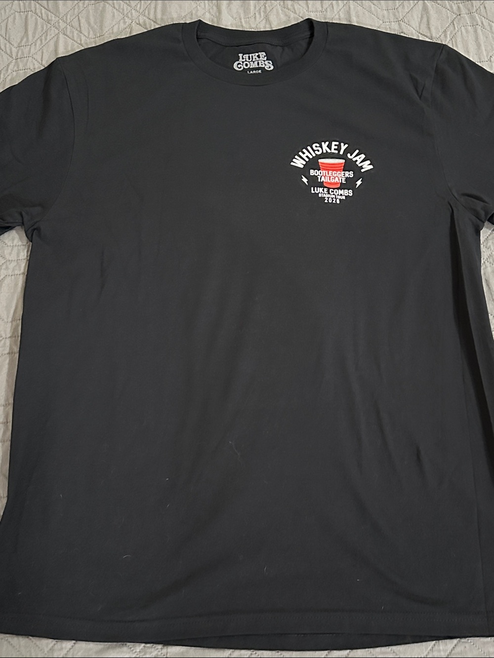 Luke Combs Tour Shirt Men’s Size Large Black